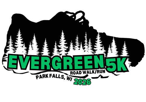 Evergreen 5K Shirt Design - front Evergreen 5K Shirt Design - front